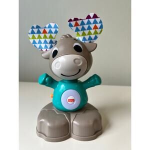 Fisher-Price Linkimals Musical‎ Moose Light-up Musical Activity Toy Tested Works